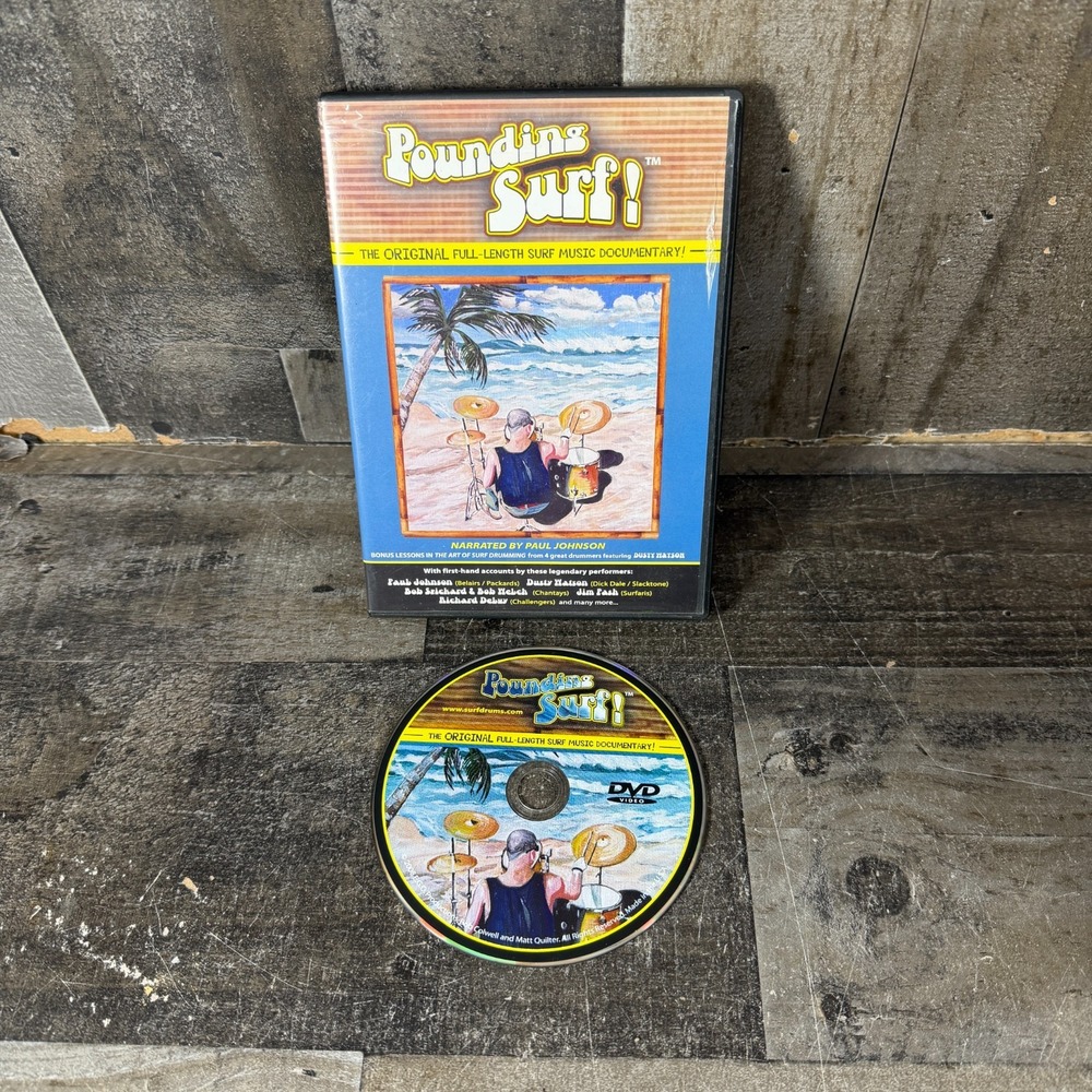 Pounding Surf! A Drummer's Guide to Surf Music (DVD, 2008) Tested